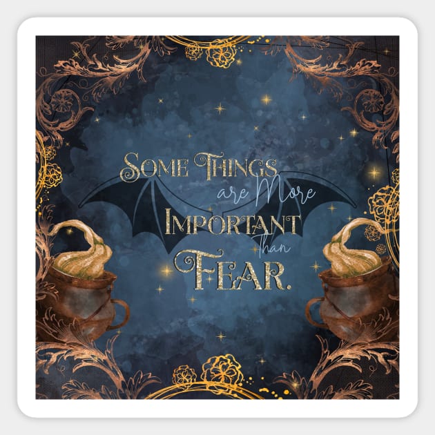 Things More Important than Fear Sticker by SSSHAKED